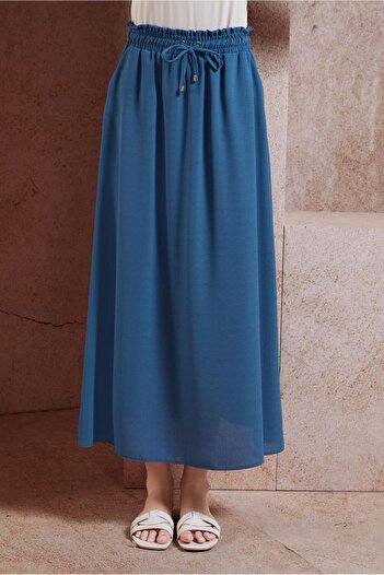 Alvina 60587 Model Hijab Skirt - Elastic Waist
