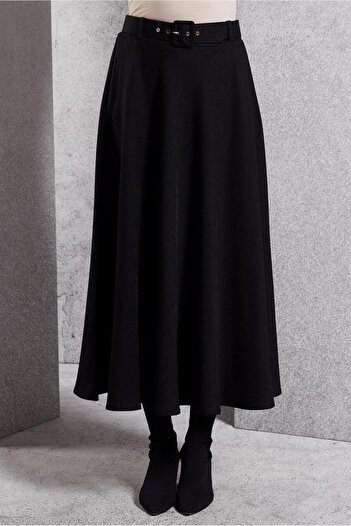 Alvina 60616 Model Belted Skirt