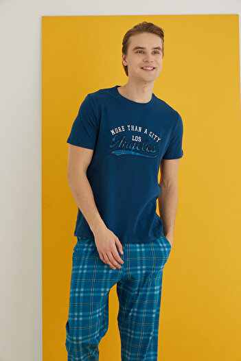 ELİTOL Combed Men's Pajama Suit