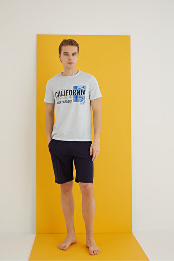 ELİTOL Combed Men's Shorts Set
