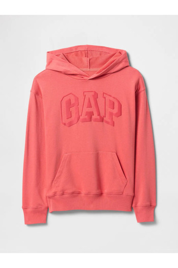GAP Boy's Relaxed Terry Fabric Red Sweatshirt