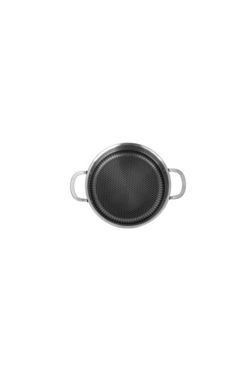 Zilan Zilan ZLN9648 pot with lid, tri-ply, stainless steel, non-stick, scratch protection, 24 cm, 4.3L