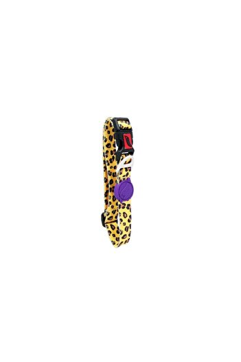 Tailpetz طوق كلب بنقشة الفهد مقاس كبير 40 × 65 سم - WEECOLLEOL