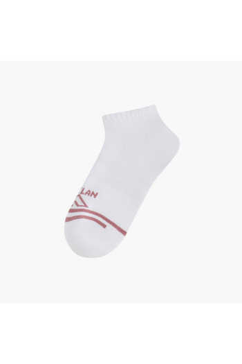 Oaklan by Shoexpress Logo Print Ankle Length Socks - Set of 5