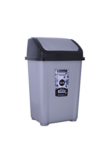 Generic 32L Plastic Swing Lid Wastebasket