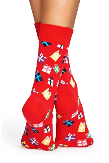 Flora Gift Box Patterned Socks Men's Long Socks Clb