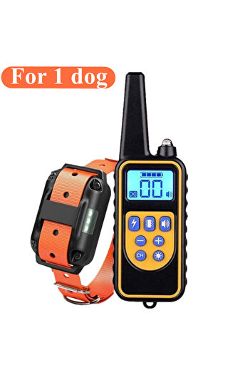 Choice EU Plug G 800m Digital Dog Training Collar Waterproof Rechargeable Remote Control Pet with LCD Displ