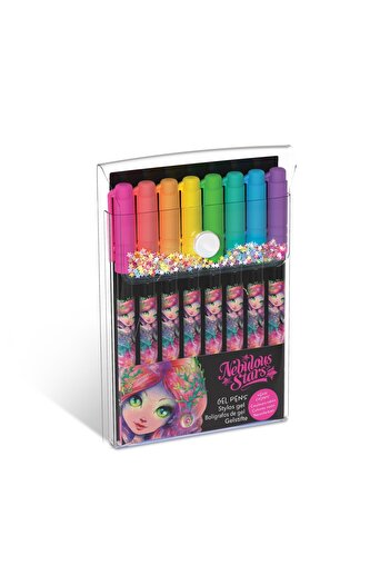 NEBULOUS STARS Set of 8 gel pens, neon ink -