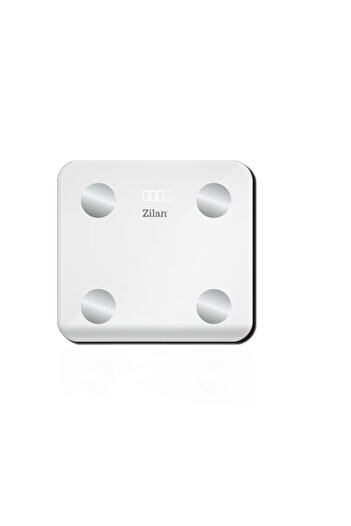 Zilan Zilan ZLN9006 body scale made of tempered glass, capacity 3-180kg, OKOK application, LED display