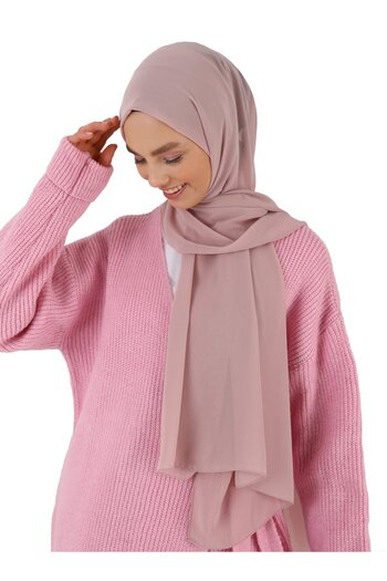 Tuva Şal Women's Powder Chiffon Shawl
