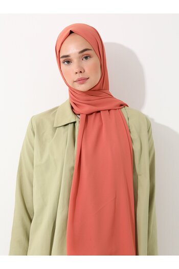 Tuva Şal Women's Onion Shell Crepe Shawl