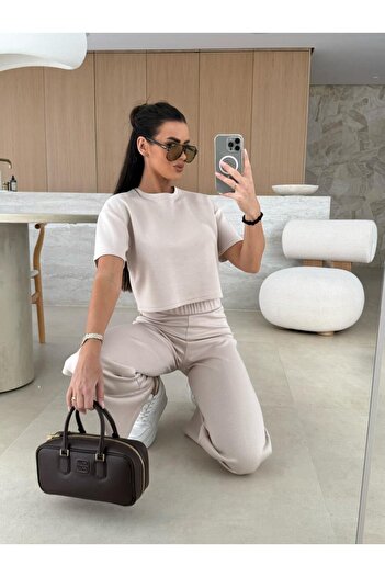 adorashop Anabel Viscose Pants And T-Shirt Set It7108