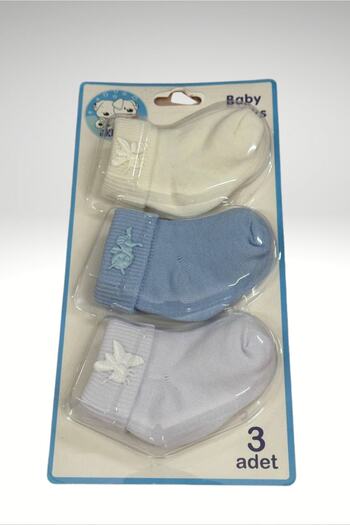 Akface 3 Pack Baby Boy Socks with Bee Accessories