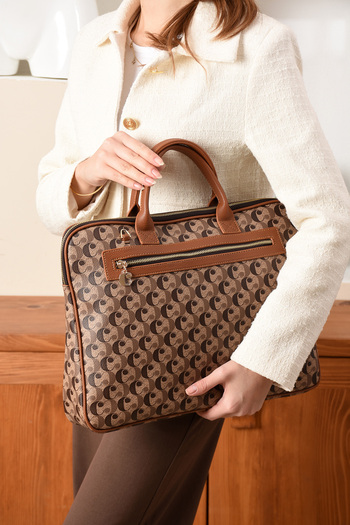 Cacharel Laptop and Briefcase Monogram Fabric