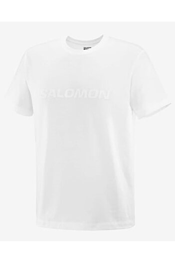 Salomon BIG LOGO Ανδρικό T-Shirt Λευκό LC2527000