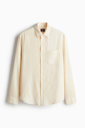 H&M Regular Fit Lyocell-blend shirt