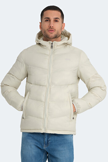 Slazenger WORLD Erkek  Beyaz Mont & Kaban