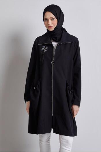 Alvina Zippered Gi̇Y Jacket