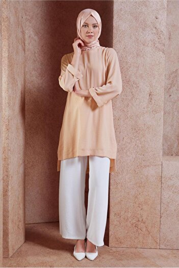 Alvina 4414 Model Asymmetrical Cut Tunic