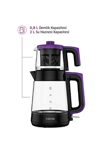 Altus Al 796 S Glass Tea Machine Black