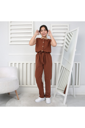 CRASSİ Girl's Jumpsuit Striped
