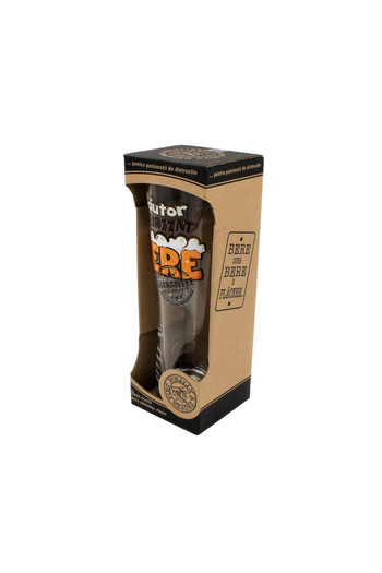 BM GİFT DESİGN Beer glass Authorized beer drinker 500ml