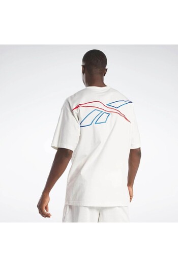 Reebok Bb Bball Hw Ss Pock Beige Men's Short Sleeve T-Shirt