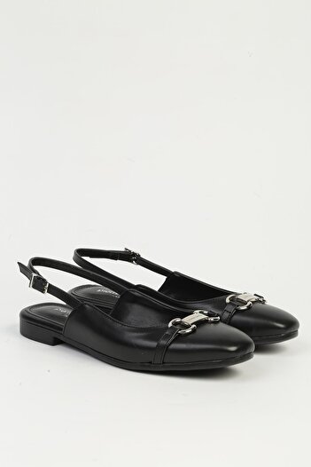 Pierre Cardin Black Women's Ballerina Shoes Pc-54711