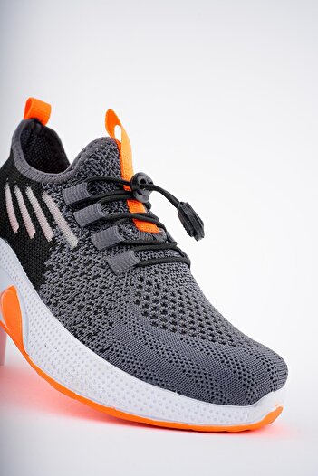 MUGGO Jetson Günlük Unisex Çocuk Garantili Bağcıklı Rahat Sneaker Spor Ayakkabı