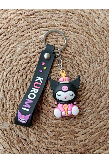 BRK ACCESSORY Kuromi |   3D Silicone Key Chain |   Bag Accessory (Bpa Free)