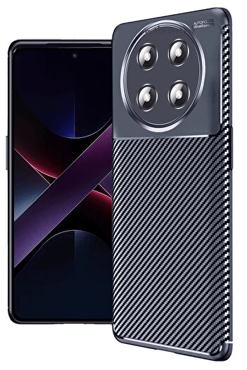 m.tk moveteck Honor Magic 7 Lite Case with Camera Protection Protruding Carbon Pattern Color-Resistant Protective  Cover