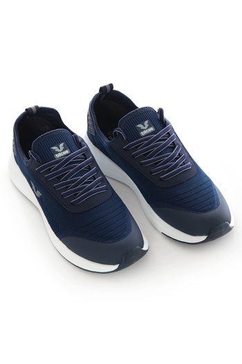 bilcee Men's Navy Blue Airy-One Knitted Casual Sports Shoes 8757