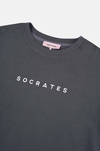 Socrates Dergi SuperSoft Не забудеш Акінчі Не забудеш Акінчі Навушники Світшот - Антрацит
