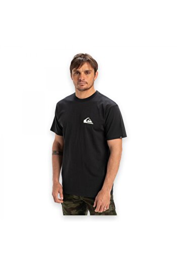 Quiksilver Eqyzt08042 Home Mini Logo Ss Black Men's T-Shirt