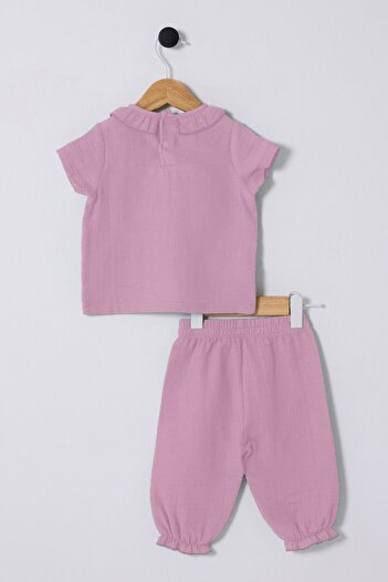 U.S. Polo Assn. U.S. Polo Assn. Baby Girl Top and Bottom Set