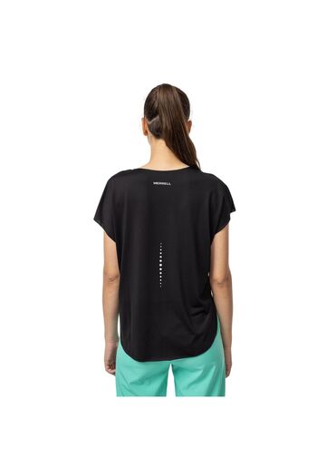 Merrell Γυναικείο μπλουζάκι για τρέξιμο Tulip ΜΑΥΡΟ ΑΝΔΡΙΚΟ ΜΠΛΟΥΖΑ ΤΡΕΚΣ M5TULIPW
