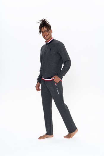 U.S. Polo Assn. Men's Anthracite Half Placket Dowry - U.S. Polo Assn. Batdn18U92G2S