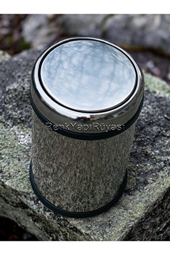 RENK YAPI RÜYASI 16Lt Trash Can, Swing Lid Trash Can, Swing Lid Trash Can, Stainless Trash Can, Ergonomics