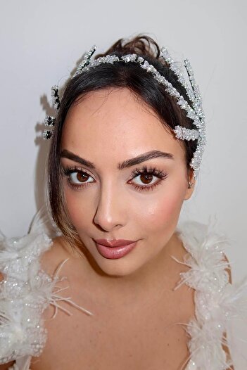 TAKIŞTIR Zircon Stone Bridal/Engagement/Promise Design Hair Accessory