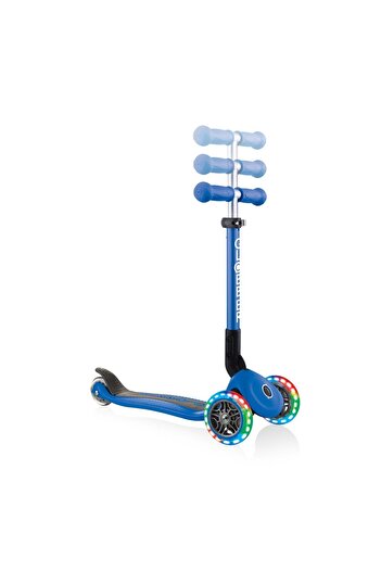 Globber Trotineta Globber Junior pliabila cu lumini culoare albastra