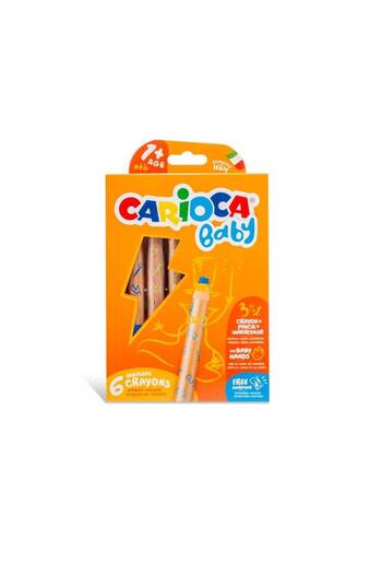 CARIOCA Colored pencils 3:1 Baby 1+ 6/set