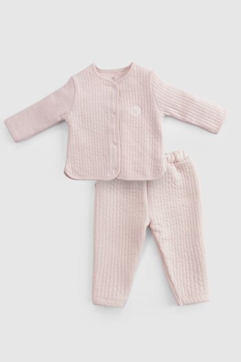 Little Gusto Kapitone Pembe Bebek Takımı