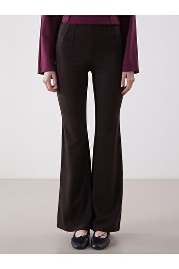 LC Waikiki Women's Pleated Trousers with Elastic Waist