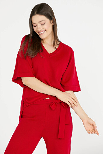 Sementa Knitwear Set - Red