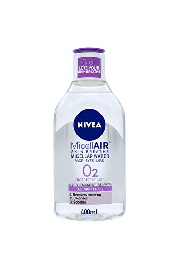 NIVEA Micellar Water Makeup Remover, Sensitive Skin, 400ml