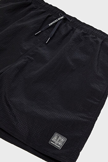 Armani Exchange Logo Waist Tie Swimsuit Short Men's Swimsuit Short Xm 000832   Af13630 Ub101