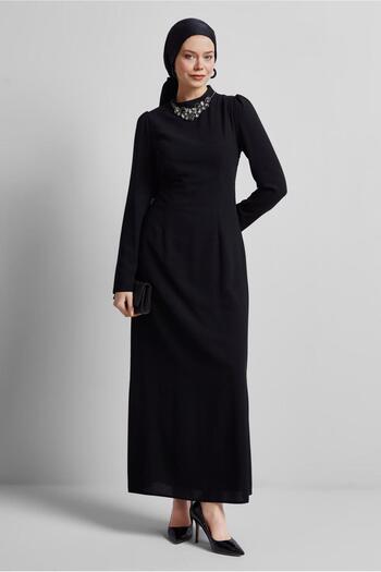 Alvina Stone Detailed Dress 45355