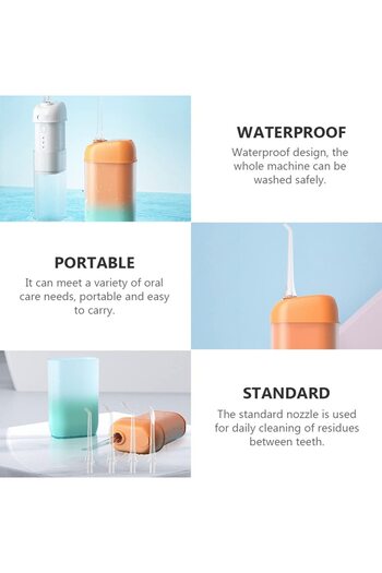 sharpdo Water Flosser Portable Water Teeth Cleaner Oral Irrigator Water Pick Teeth Cleaner 3 Modes