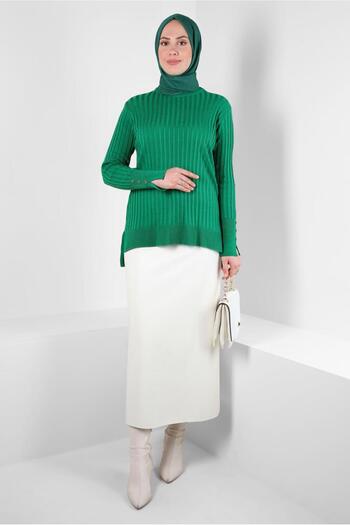 Alvina KNOB DETAILED KNITWEAR SWEATER 44073-1