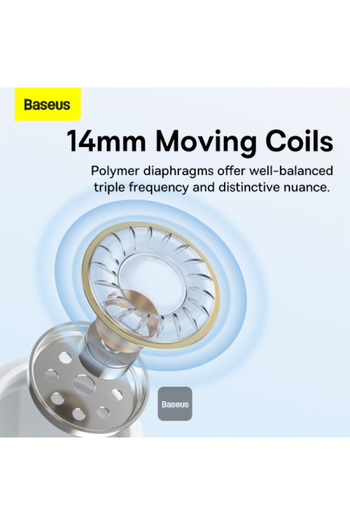 Baseus Baseus Encok C17 Type-C lateral in-ear Wired Earphone - White